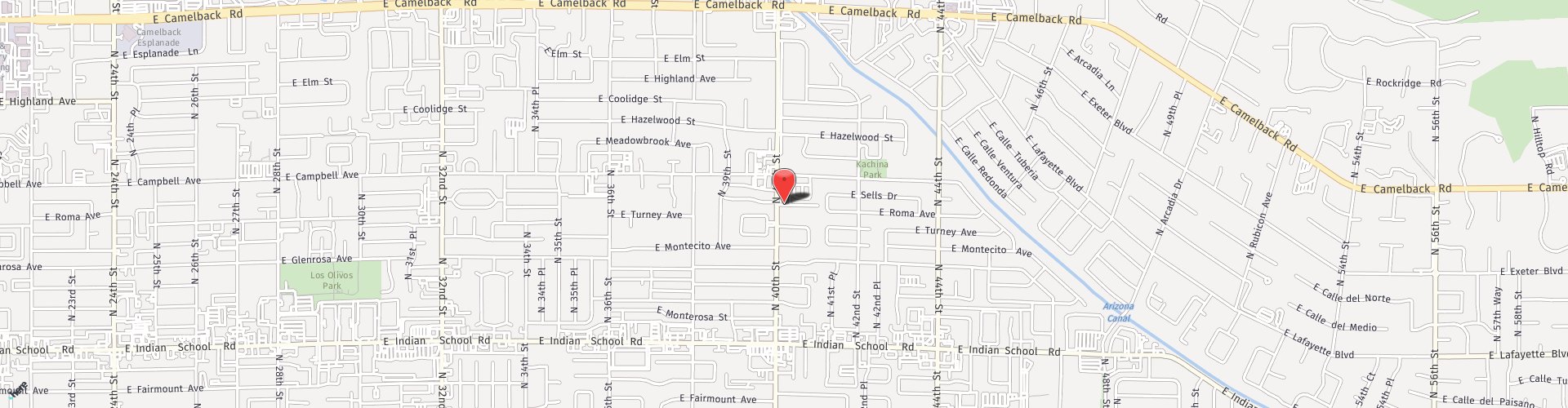 Location Map: 4417 N. 40th Street Phoenix, AZ 85018